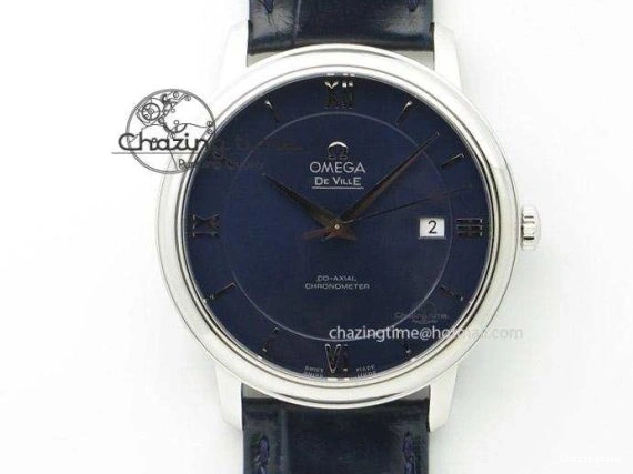 0523 Planet Ocean GMT 43.5mm V6F Goodplanet Orange Marker Blue Dial On SS Bracelet A ModernLook 8215